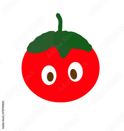 Wallpaper Mural red apple cartoon Torontodigital.ca