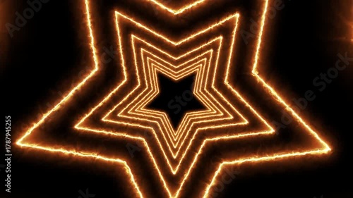 4K Star Tunnel Space Travel Animation Background