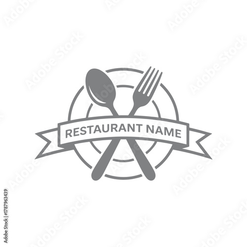 Modern Restaurant Food Service Logo