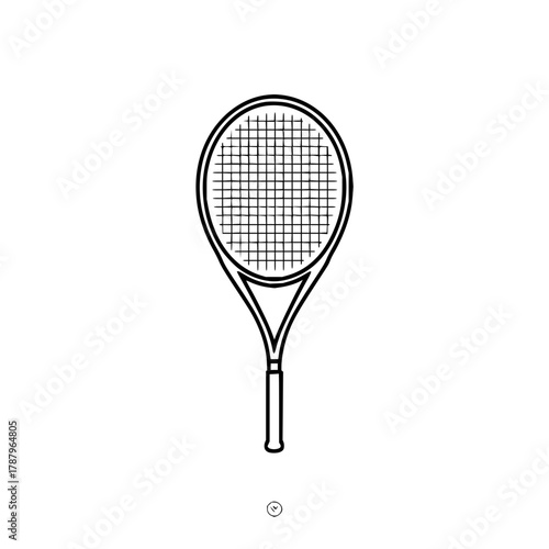Tennis racket equipment for sport