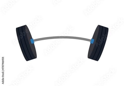 free weights gym strong emoji symbol sign icon vector illustration isolated flat