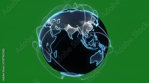 Digital Earth Network Connecting Global Communication and Data Transfer