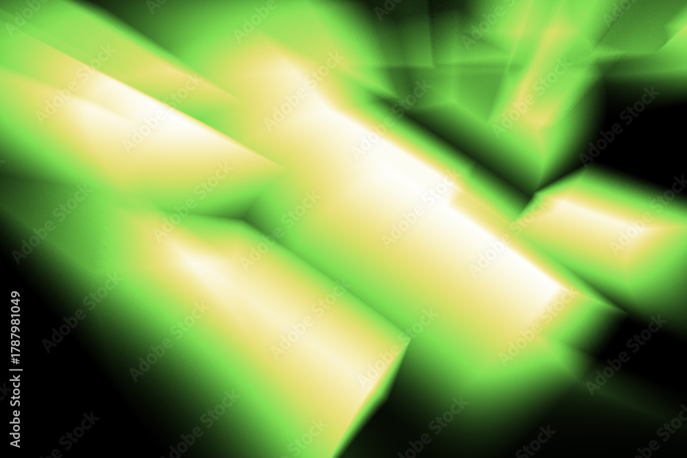 Obraz premium abstract retro yellow and green glowing background, Y2K wallpaper
