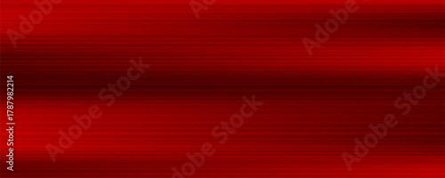 Red metal technology horizontal background with polished, brushed texture. Red metal texture background background, foil texture, shiny and metal steel gradient template. Vector illustration EPS10.