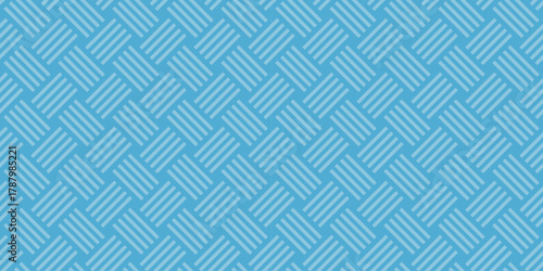 Seamless vector pattern abstract geometric diagonal stripe tile blue white background decorative stylish repeat modern minimal design wallpaper textile wrapping paper fashion fabric contemporary art
