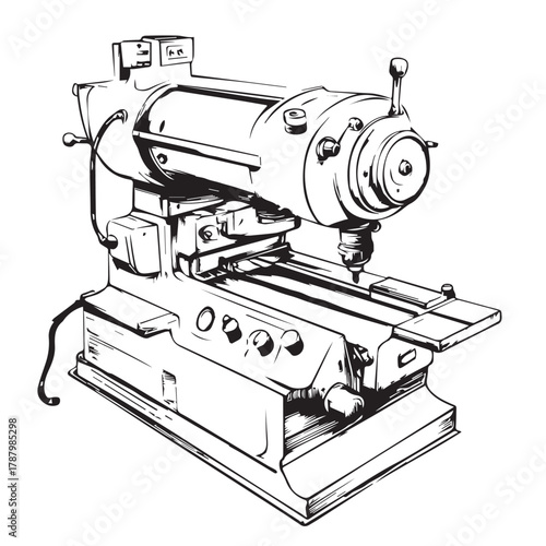 old saw machine