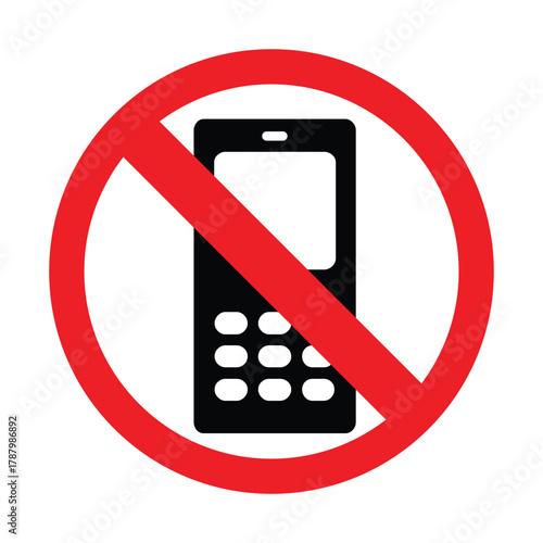 phone use is not allowed icon