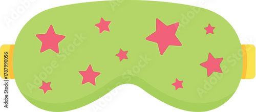 Cute star pattern sleep mask for restful nights