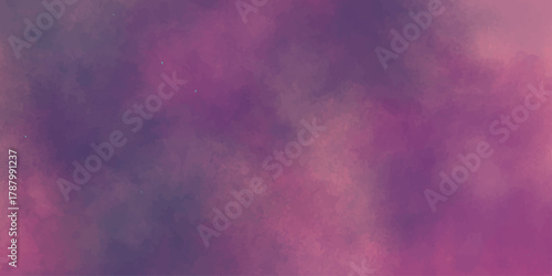 An abstract colorful purple cloud texture design with a dark violet sky background