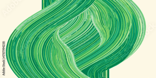 A thick green graphic design background that gives a touch of greenery