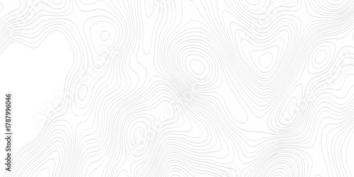 Abstract minimal pattern discovery vector topo map creative discovery. White wave grid stripe line map topography. vector geographic contour mounted map background.	