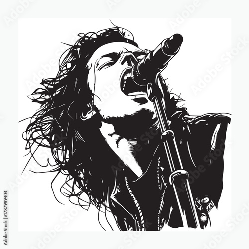 black and white portrait of a man