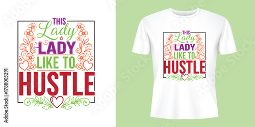 Fashion t-shirt design concept vector template for men's casual clothing print illustration