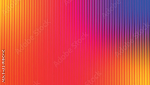 Vibrant vertical stripes of light purple, yellow and pink color abstract background	
