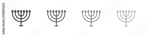 Candelabra icon. Simple graphic element set