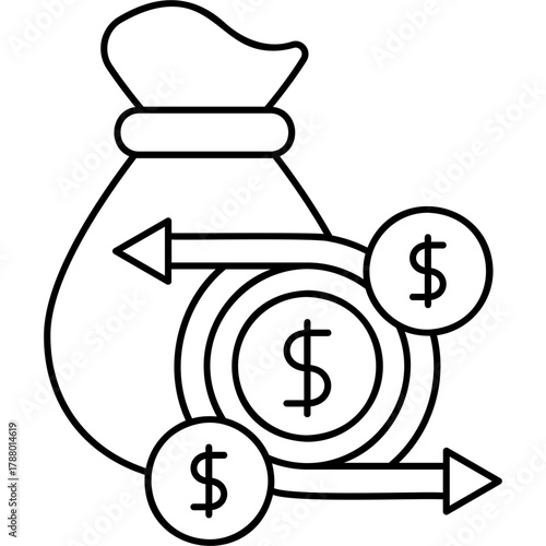 Cash Movement Icon