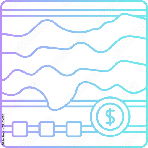 Financial Stream Icon