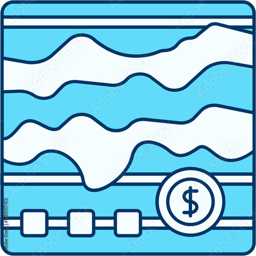 Financial Stream Icon