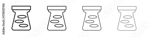 Cookies jar icon. Simple graphic element set