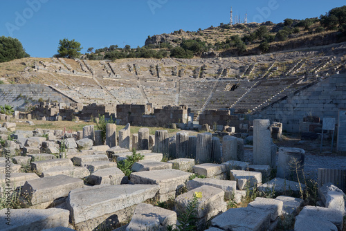 Ancient Theatre of Halicarnassus ancient Greek in the city of Bodrum. Bodrum is a city in Turkey