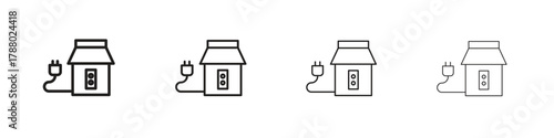 Garbage disposal icon. Simple graphic element set