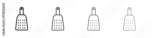 Grater icon. Simple graphic element set