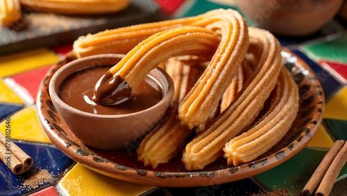 Spanish cuisine. Churros
