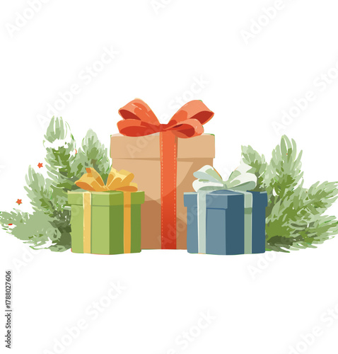 Christmas vectors presents
