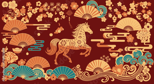 Celebrating the Golden Horse in the Lunar New Year A Vibrant Chinese Festival of Spring and Renewal