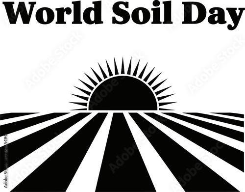 Celebrate World Soil Day with this striking graphic symbolizing growth, agriculture, and the vital importance of healthy earth for all