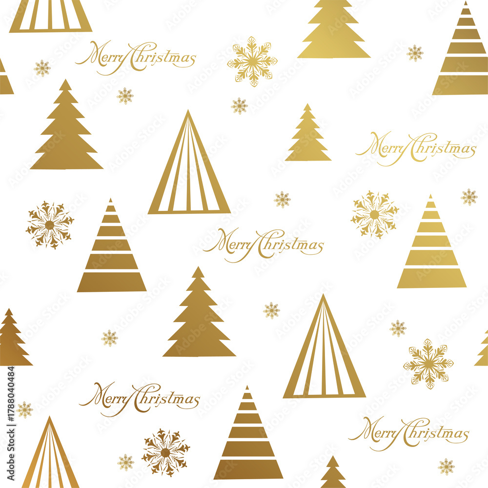 Obraz premium Christmas Tree Pattern