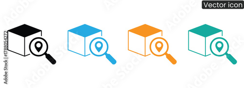 Unlock critical location data with this versatile icon set, perfect for logistics, navigation, and business analysis. Find what you need fast!