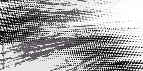 Tire tracks background for rally, drift, motocross, off-road and other auto and motorsport. Black tire marks on a white background with a worn effect and splashes of dirt..