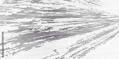 Tire tracks background for rally, drift, motocross, off-road and other auto and motorsport. Black tire marks on a white background with a worn effect and splashes of dirt..