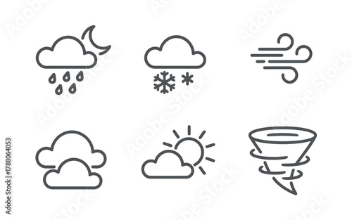 Weather condition icons