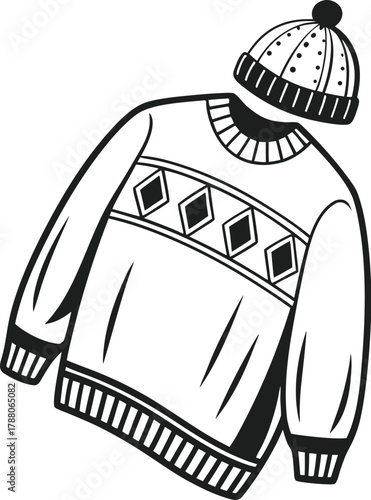 Handcrafted Knitted Sweater