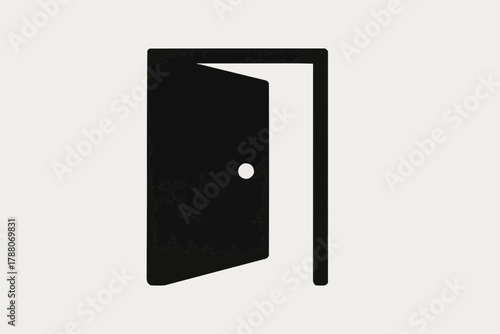 door handle with keyhole