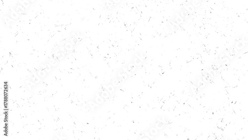 Vector scratched dust specks and tiny particles texture with scattered damage elements on transparent background.