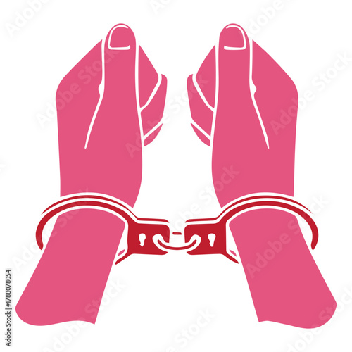 Handcuffed Hands Symbol