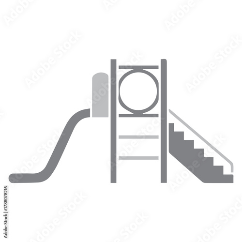Playground slide icon