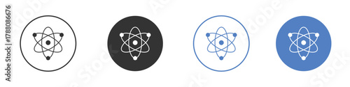 Science icon pictogram set. Vector icon designs
