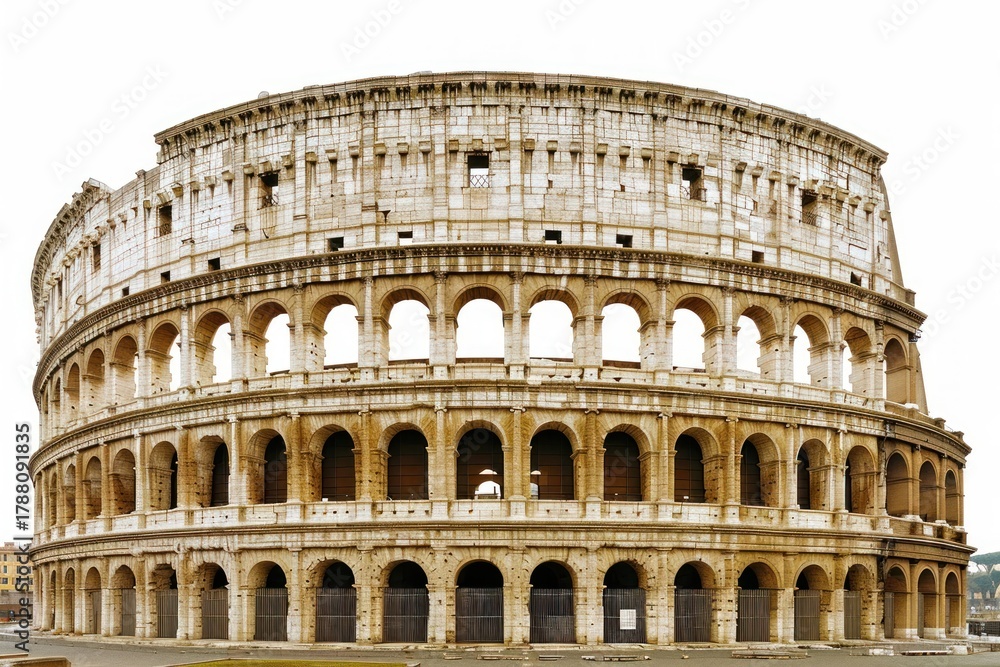 Obraz premium Colosseum in Rome architecture colosseum building.