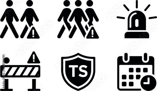 Alert system icons