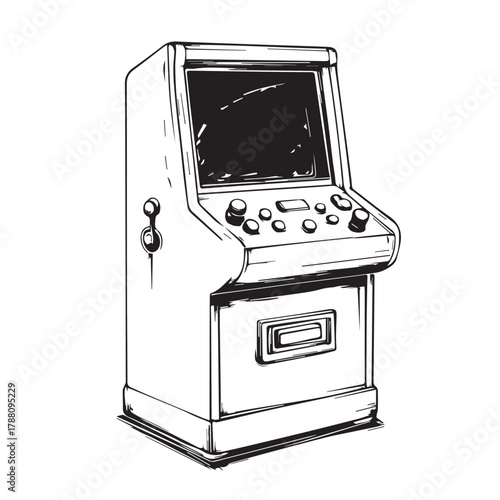 game machine vector illustration