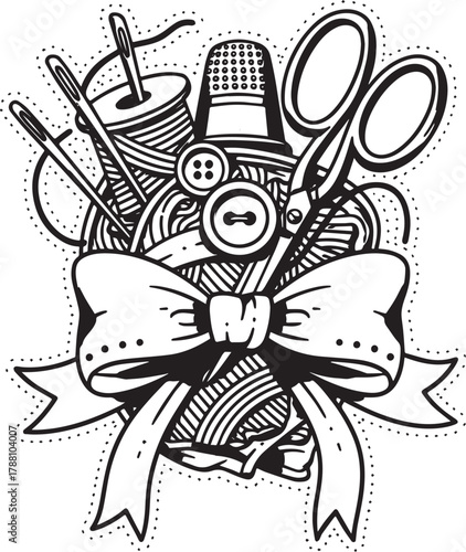 Handcrafted Delight: A whimsical collection of sewing essentials