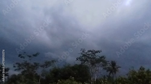 storm clouds time lapse