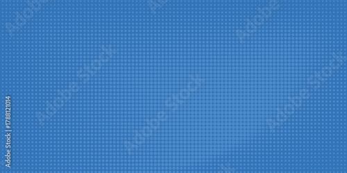 Blue halftone dot pattern background - vector graphic design from circles in varying sizes