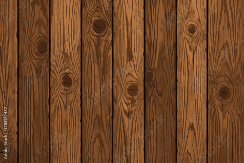 Rustic Wooden Slats. Rustic wooden slats in a vertical pattern, earthy and warm tones, vector illustration sharp textures, perfect