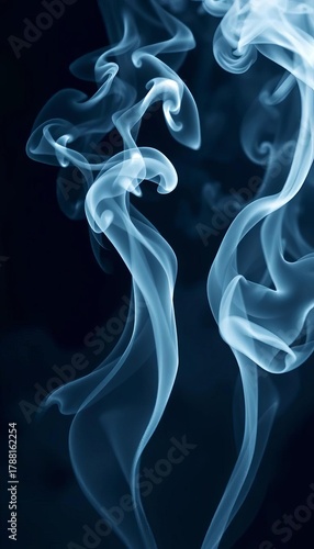 Wispy white smoke drifts upwards, creating an ethereal, smoky atmosphere ,  cloudy,  vapor