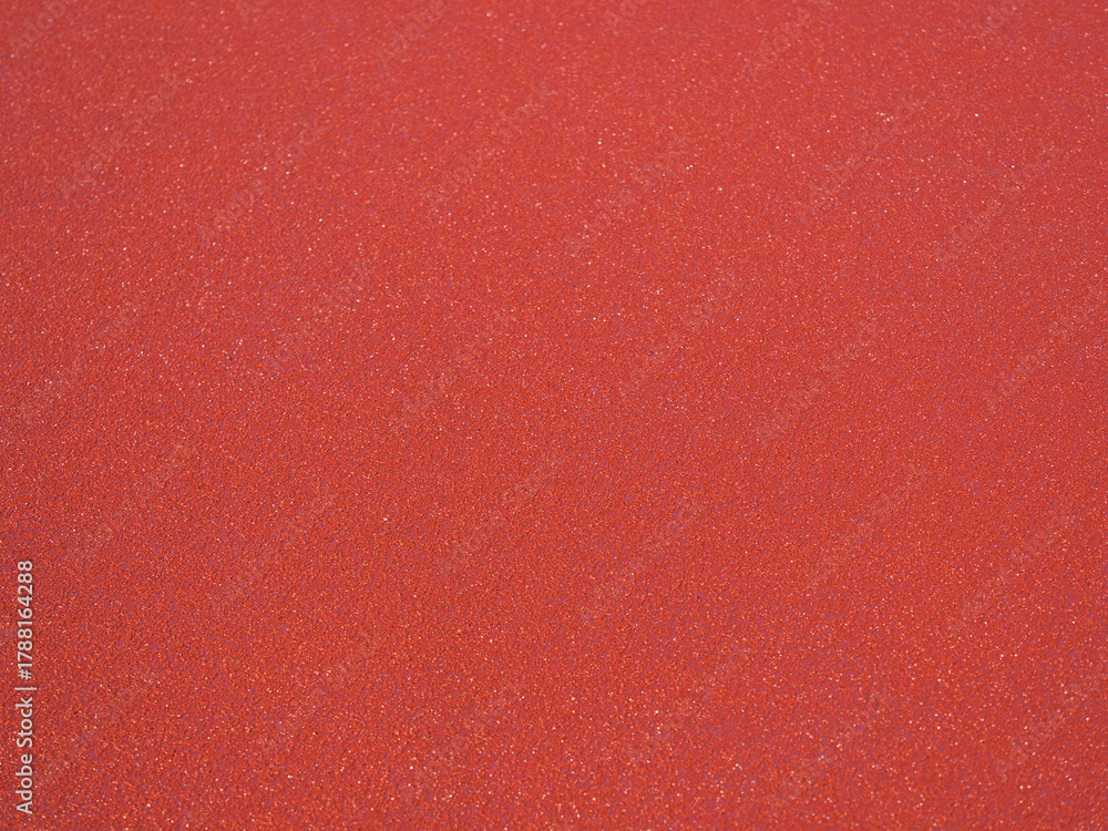 Fototapeta premium Red running track in the stadium